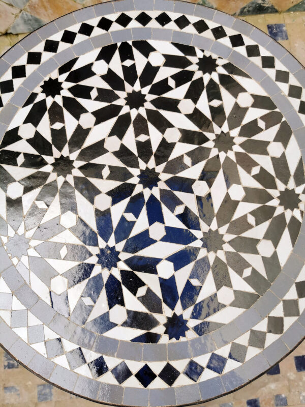 Handcrafted Moroccan Mosaic Table – Unique Indoor & Outdoor Artisan Tile Table by OutbackSinks - Image 5